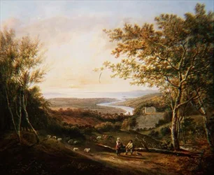 Pohled na údolí Wye