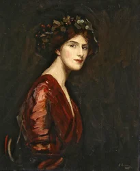 Paní Ralph Peto jako Bacchante