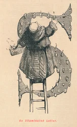 An Illuminated Letter, c1860, c1860