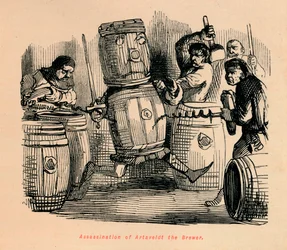 Atentát na Artaveldta, sládka, kolem roku 1860