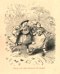 Jindřich VIII. a Kateřina Aragonská, 1897.