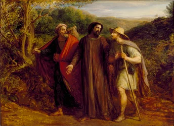 Kristovo zjevení dvěma učedníkům na cestě do Emauz, 1835