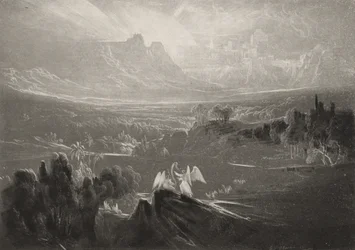Heaven-the Rivers of Bliss ..., kolem 1827 (mezzotinta)