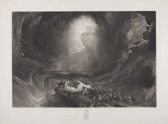 The Deluge, c.1828 (wc na papíře)