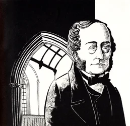 Samuel WESLEY, karikatury