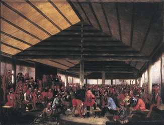 Mezinárodní indiánská rada (konaná v Tallequah, Indiánské území, v roce 1843)