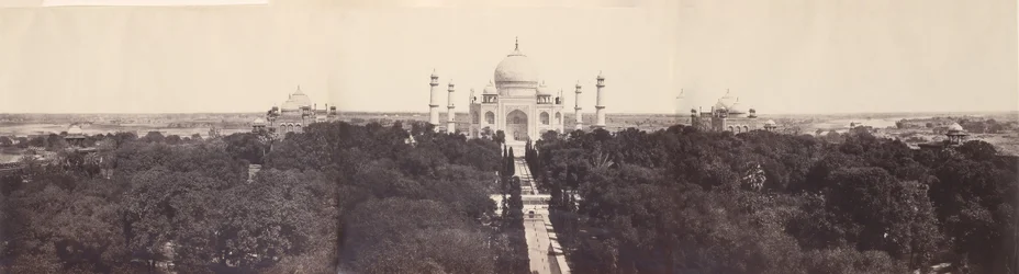 [Tádž Mahal z brány], leden-březen 1864.