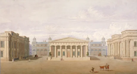 Trafalgar Square, Westminster, Londýn, 1828