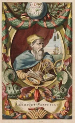 Portrét Amerigo Vespucci, 1671