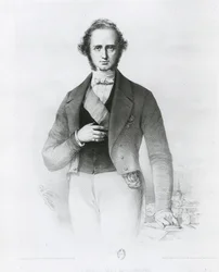 Portrét Henry John Temple (1784-1865) Lord Palmerston, vyrytý Collette