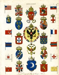 Heraldické znaky a vlajky cizích národů