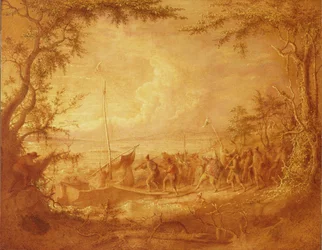 Nalodění z Communipaw, 1861