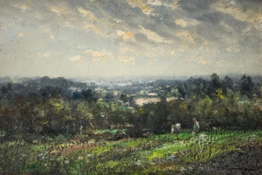 Krajina s výhledem do dálky, 1930.