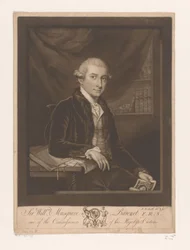 Portrét van Williama Musgravea pane Willme. Musgrave Baronet F.R.S. jeden z celních komisařů Jeho Veličenstva (titul na předmětu)
