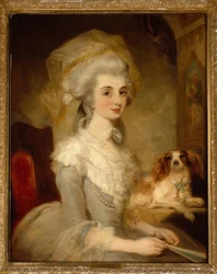 J.R.Wildman, Portrét Catherine Baillie / obraz