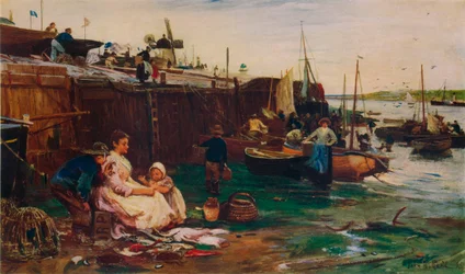 Fisherfolk at St. Ives, 1893