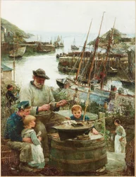 Výrobce modelů lodí s přístavem, 1908