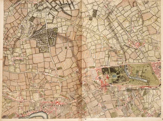Mapa Actonu, Paddingtonu, Hyde Parku a Kensingtonu