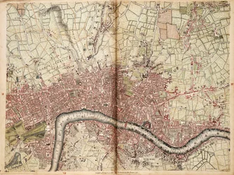 Mapa Islingtonu, Westminsteru, City a Southwarku