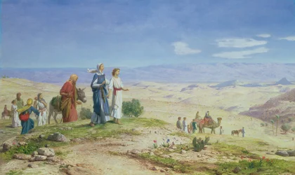 Mimo Jeruzalém, 1878 (olej na plátně na palubě)