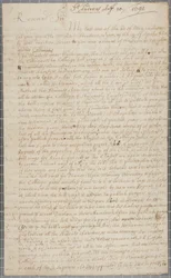 Dopis Johna Rowa, studenta v St Andrews, svému strýci, 1691