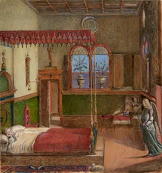 Kresba Carpacciova snu svaté Uršuly, 1876