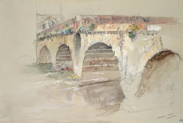 Ponte della Pietra, Verona, 14.–17. června 1869