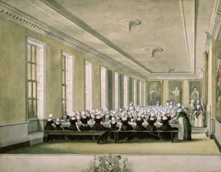 Dívčí jídelna nalézecké nemocnice, 1773
