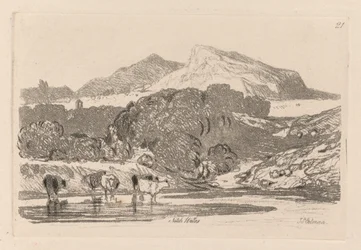 Liber Studiorum: Plate 21, Pohled v Severním Walesu