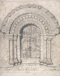 Severní dveře kostela Hales, Norfolk