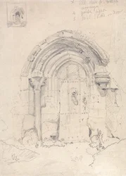 Kruchta kostela Stratton Saint Mary