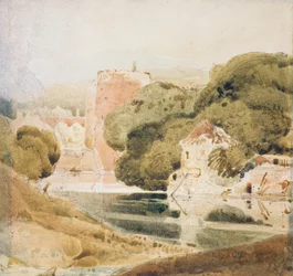 The Water Gate, York (akvarel na papíře)