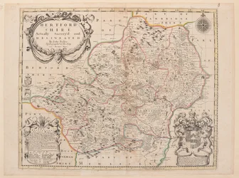 Mapa Hertfordshire