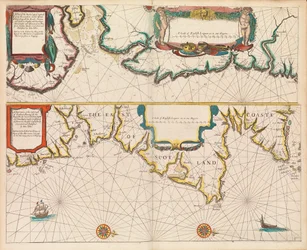 Anglický lodivod první kniha: popis severní plavby, cca 1671 (papír)