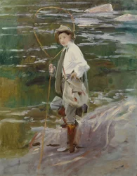 Mladý rybář lososů, 1901