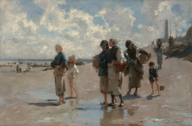 Lov ústřic v Cancale