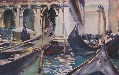 Gondoly na Piazzettě, c1904, 1925.