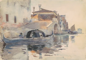 Ponte Panada, Fondamenta Nuove, Benátky, c. 1880.