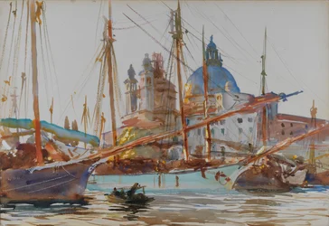 Santa Maria della Salute v Benátkách, kolem 1904-1906