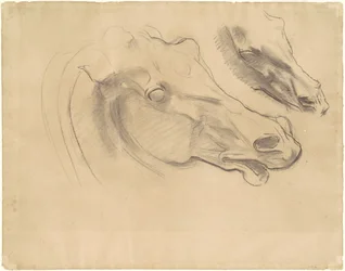 Studie pro Apolla v jeho voze s hodinami, 1922-1925.