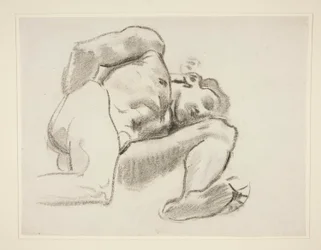 Studie pro Prometheus, rondel, Rotunda, Museum of Fine Arts Boston