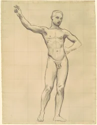 Studie Apolla pro "Apollo a múzy"