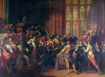 Karel I. (1600-49) požaduje roku 1642 pět členů v Dolní sněmovně