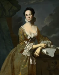 Paní Daniel Hubbard Mary Greene, c. 1764.