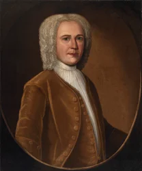 Člen rodiny Livingston, ca. 1740.