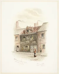 Old House Low Friar Street, Newcastle upon Tyne (bodycolor)