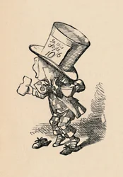 Šílený kloboučník před soudem, 1889