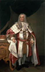 Portrét sira Roberta Walpola (1676-1745) hraběte z Orfordu, 1743