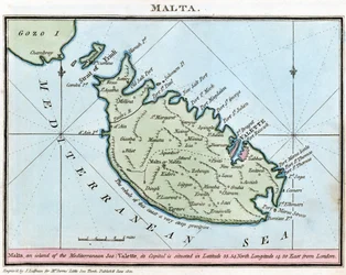 Mapa Malty