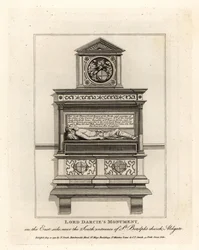 Pomník lorda Darcieho v kostele St Botolph, Aldgate